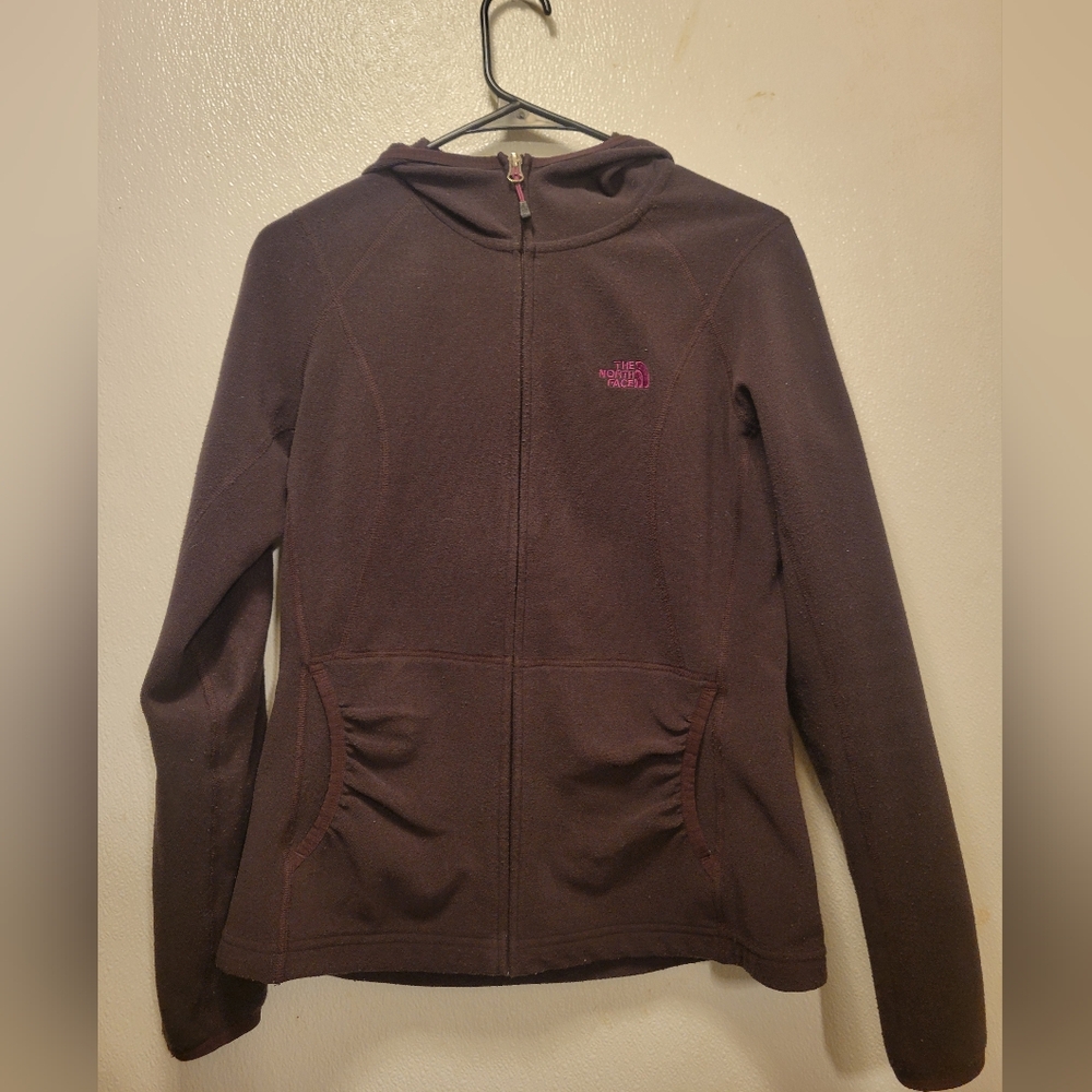 The North Face Dark Burgundy Zip-Up Jacket